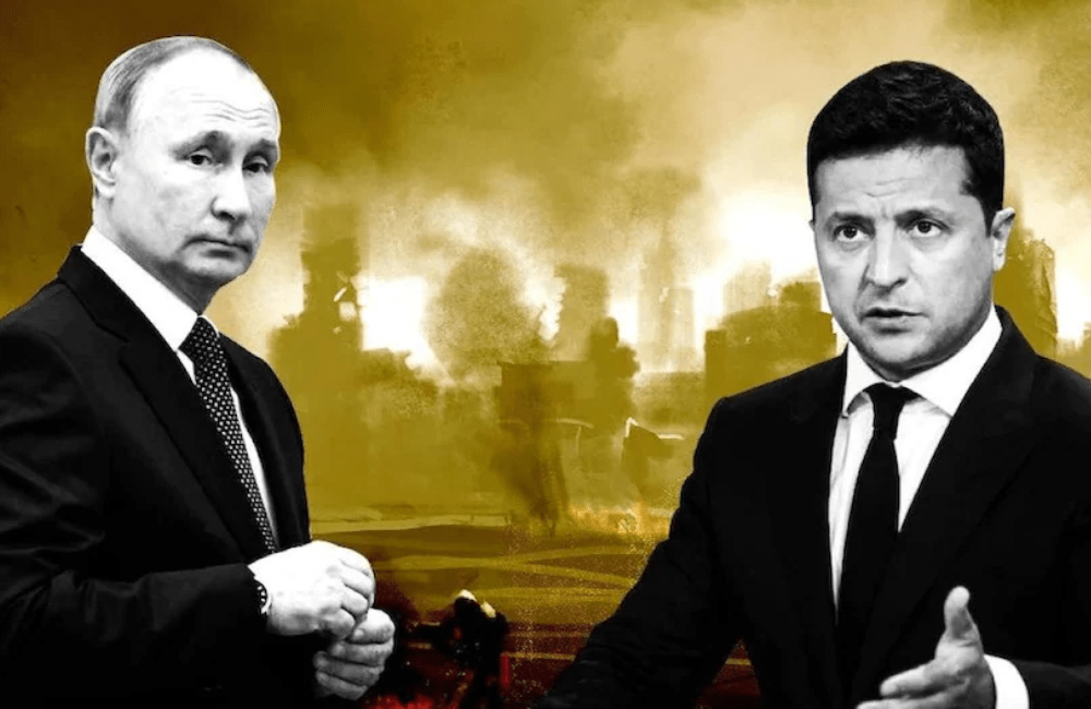 Vladimir Putin (Russia), Volodymyr Zelensky (Ukraine)